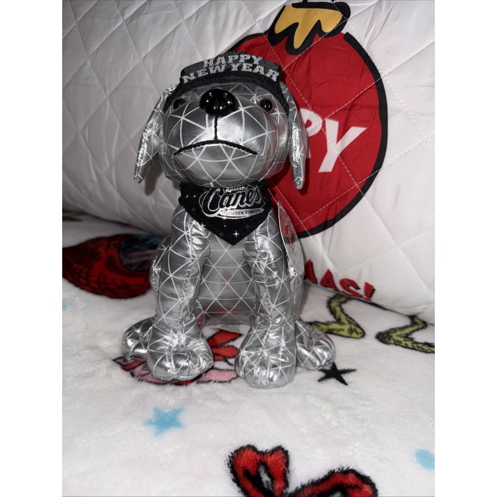 Raising Canes‎ Countdown Cane 2023 Holiday Plush Puppy Dog NWT